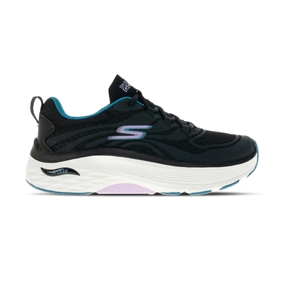 Skechers Max Cushioning Arch Fit 女鞋 黑藍紫色 休閒 慢跑鞋 128311BKBL