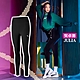 Puma 緊身褲  HER Legging Pants 女款 黑 高腰 內搭褲 運動 瑜珈 吳卓源 Julia 67423001 product thumbnail 1