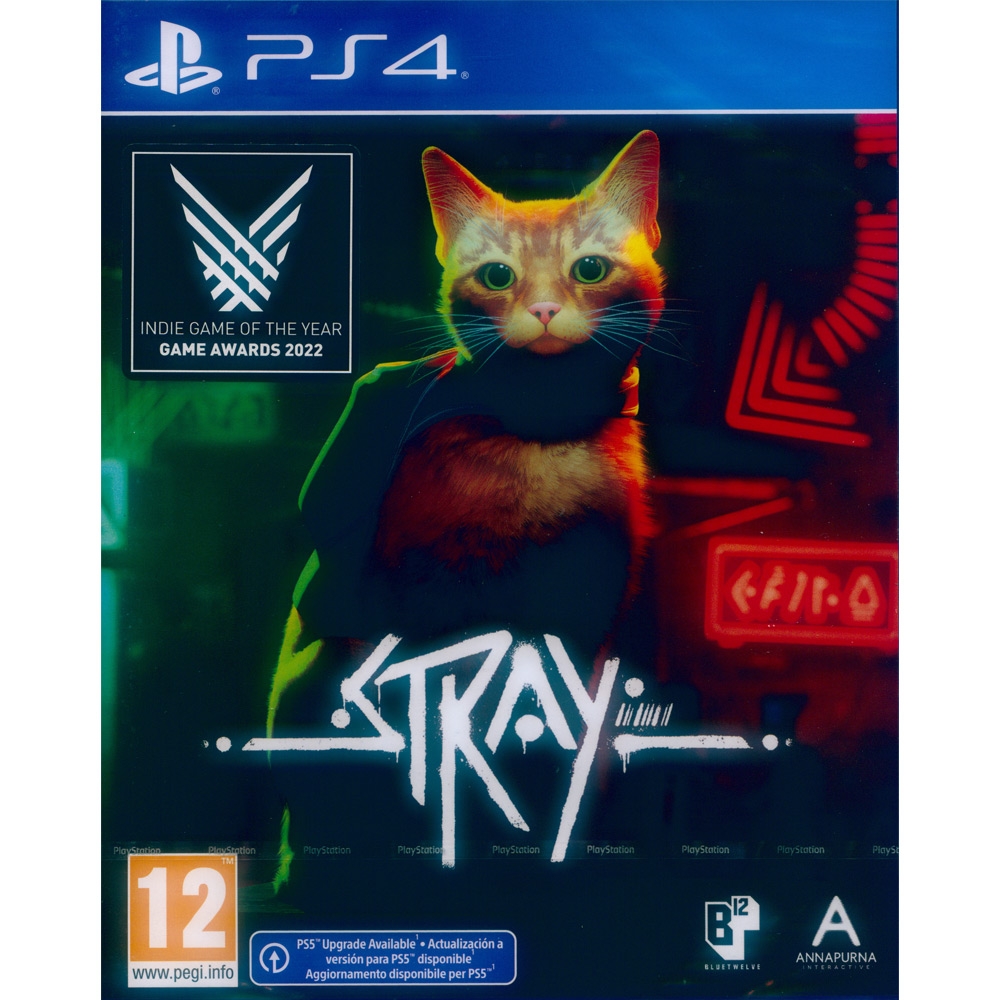 浪貓 Stray - PS4  中英日文歐版  可免費升級PS5版本