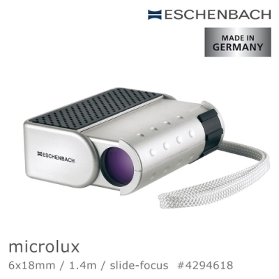 【德國 Eschenbach】microlux 6x18mm 德國時尚單眼短焦望遠鏡 4294618 (公司貨)