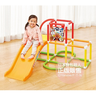 ANPANMAN 麵包超人-麵包超人 天才寶貝 可收納多功能攀爬遊具(2歲~5歲/滑梯)