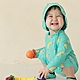 Baby童衣 水果印花長袖防曬泳衣+遮陽帽套裝組 88879 product thumbnail 1