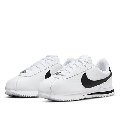 NIKE 休閒鞋 大童 女鞋 阿甘鞋 運動鞋 CORTEZ BASIC SL GS 白黑 904764-102