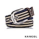 KANGOL EVOLUTION系列 英式潮流休閒針釦式皮帶- 深藍條紋 KG1181 product thumbnail 1