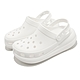 Crocs 超厚底洞洞鞋 Classic Crush Clog 白 全白 男女鞋 經典泡芙 布希鞋 卡駱馳 207521100 product thumbnail 1