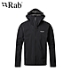 【英國 RAB】Meridian Jacket 連帽防水外套 男款 黑色 #QWG44 product thumbnail 1