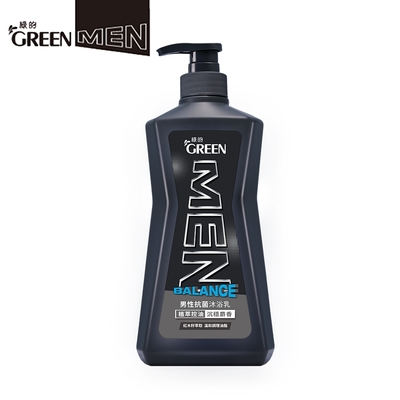 GREEN MEN 綠的男性抗菌沐浴乳 植萃控油沉穩麝香 650ml