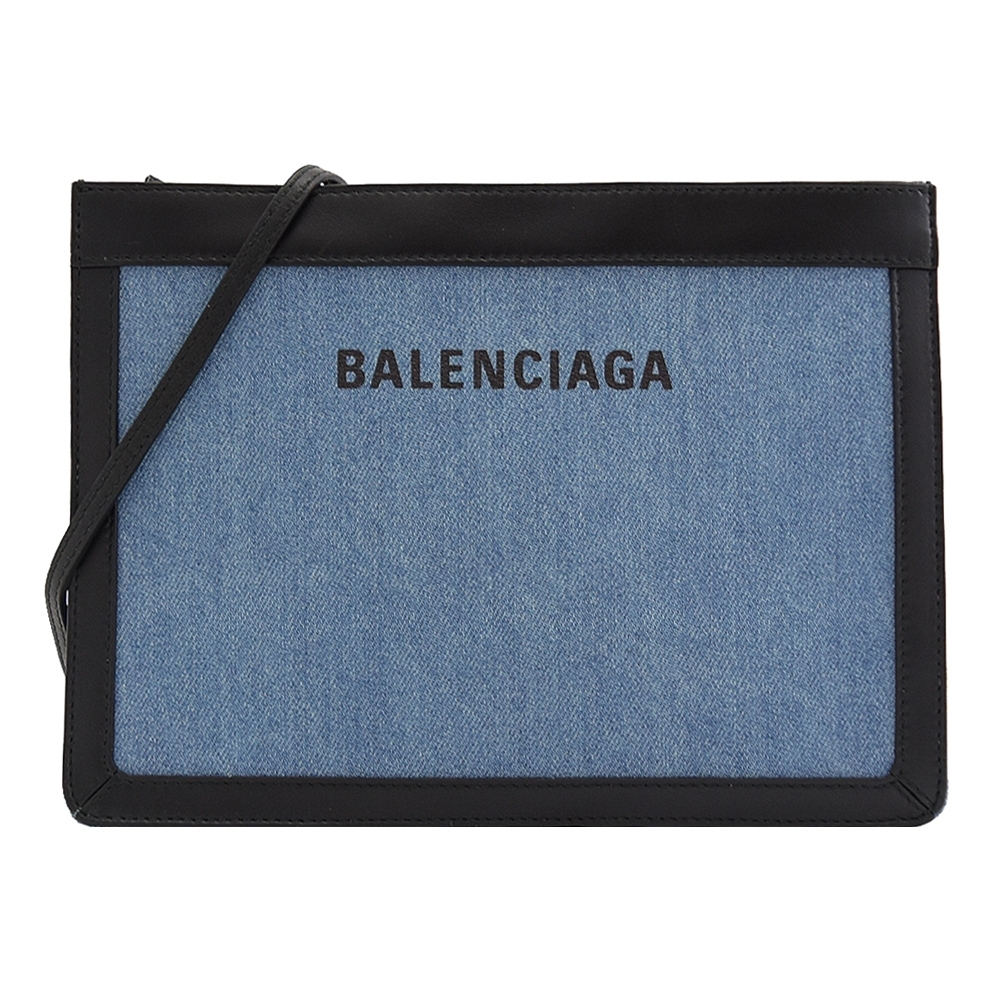 navy pochette balenciaga