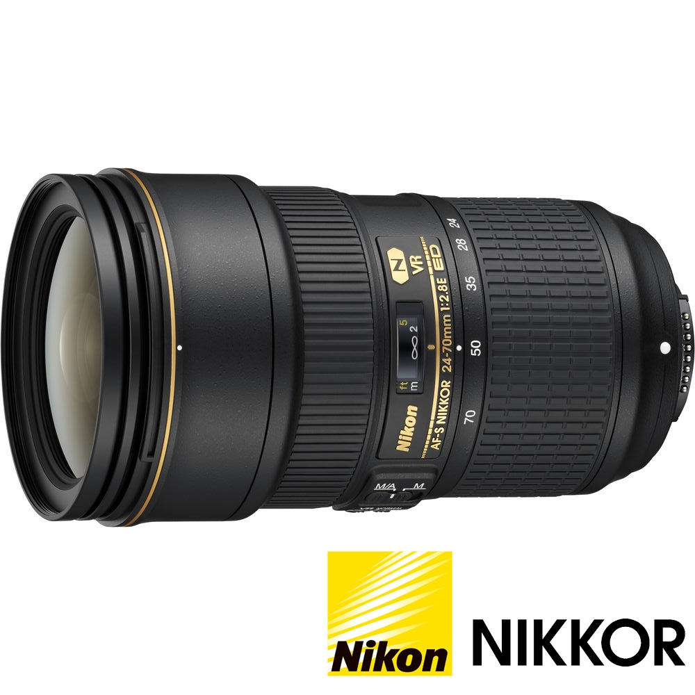 NIKON AF-S Nikkor 24-70mm F2.8 E ED VR (公司貨) 廣角大光圈變焦鏡頭 大三元 旅遊鏡 防手震