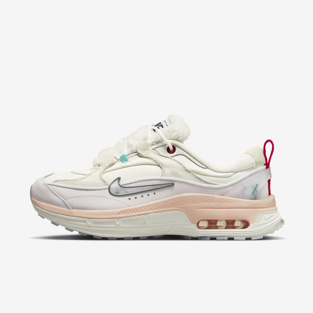 Nike W Air Max Bliss [FD4340-111] 女 休閒鞋 運動 復古 氣墊 反光 毛絨 新年 米白