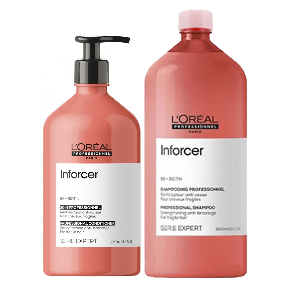 LOREAL萊雅 絲漾博重整逆時(B6)洗潤2入組(洗1500ml+乳750ml)