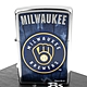 ZIPPO 美系~MLB美國職棒大聯盟-國聯-Milwaukee Brewers密爾瓦基釀酒人隊 product thumbnail 1