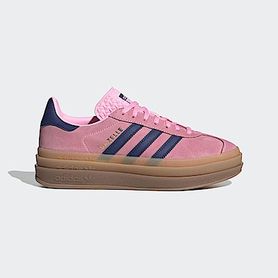 Adidas Gazelle Bold W H06122 女 休閒鞋 運動 經典 三葉草 厚底 麂皮 焦糖底 粉藍