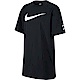 Nike As W Nsw Swsh Dress [CJ3830-010] 女 短袖 長版T 連身裙 休閒 純棉 黑白 product thumbnail 1