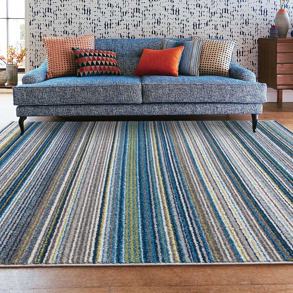 Ambience 比利時Nomad現代地毯-馬雅(藍)(160x230cm)