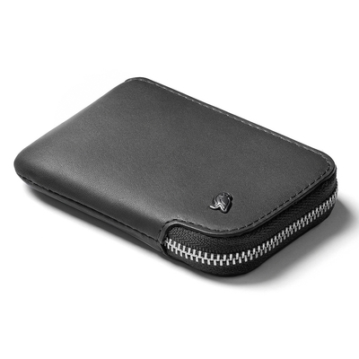 Bellroy 小錢包 卡片收納包 拉鍊包 零錢包 優質環保皮革 送禮首選-外灰/內鈷藍