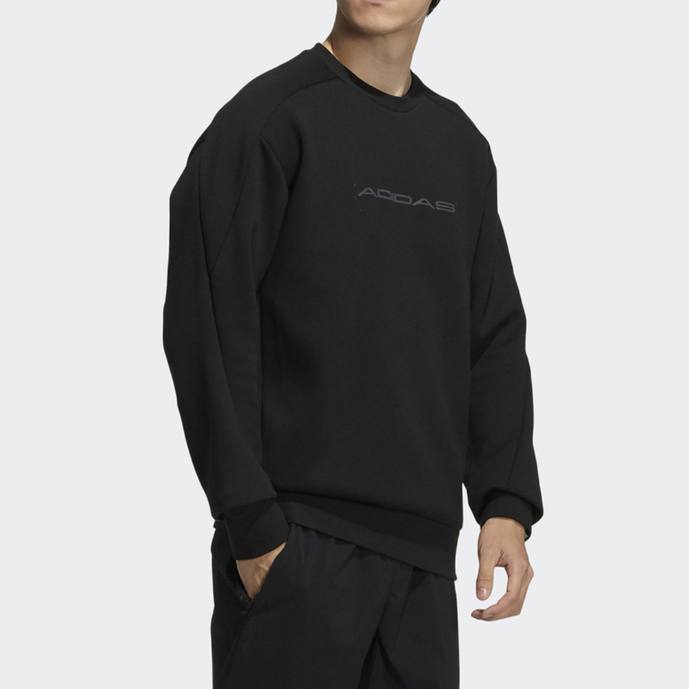 Adidas Th Eng Sweat [H39272] 男 長袖 上衣 休閒 平滑 舒適 單穿 多層次穿搭 亞洲尺寸