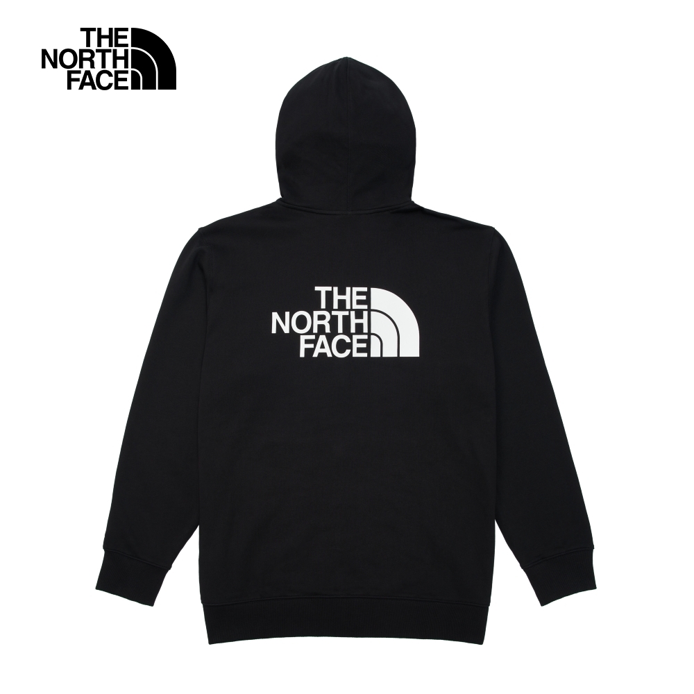 【The North Face 官方旗艦】北面男女款黑色純棉品牌LOGO連帽外套｜83ORJK3 | 外套 | Yahoo奇摩購物中心