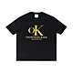 CK Calvin Klein黃字OK印花LOGO純棉短T(S/黑) product thumbnail 1