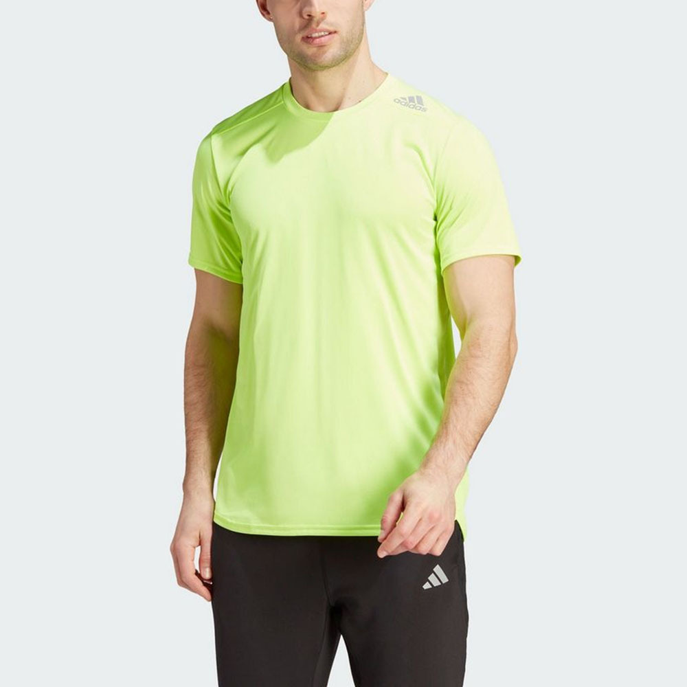 Adidas D4R Tee Men IJ9379 男 短袖 上衣 亞洲版 運動 慢跑 路跑 圓領 輕質 透氣 螢黃
