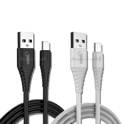 HANG Micro USB QC3.0/4.0 耐彎折3A飛魚閃充傳輸充電線1.5M