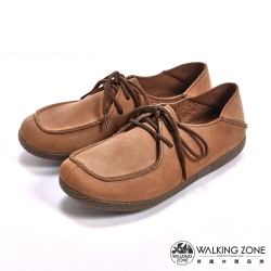 WALKING ZONE可踩式雙穿休閒女鞋-棕(另有紅、藍)