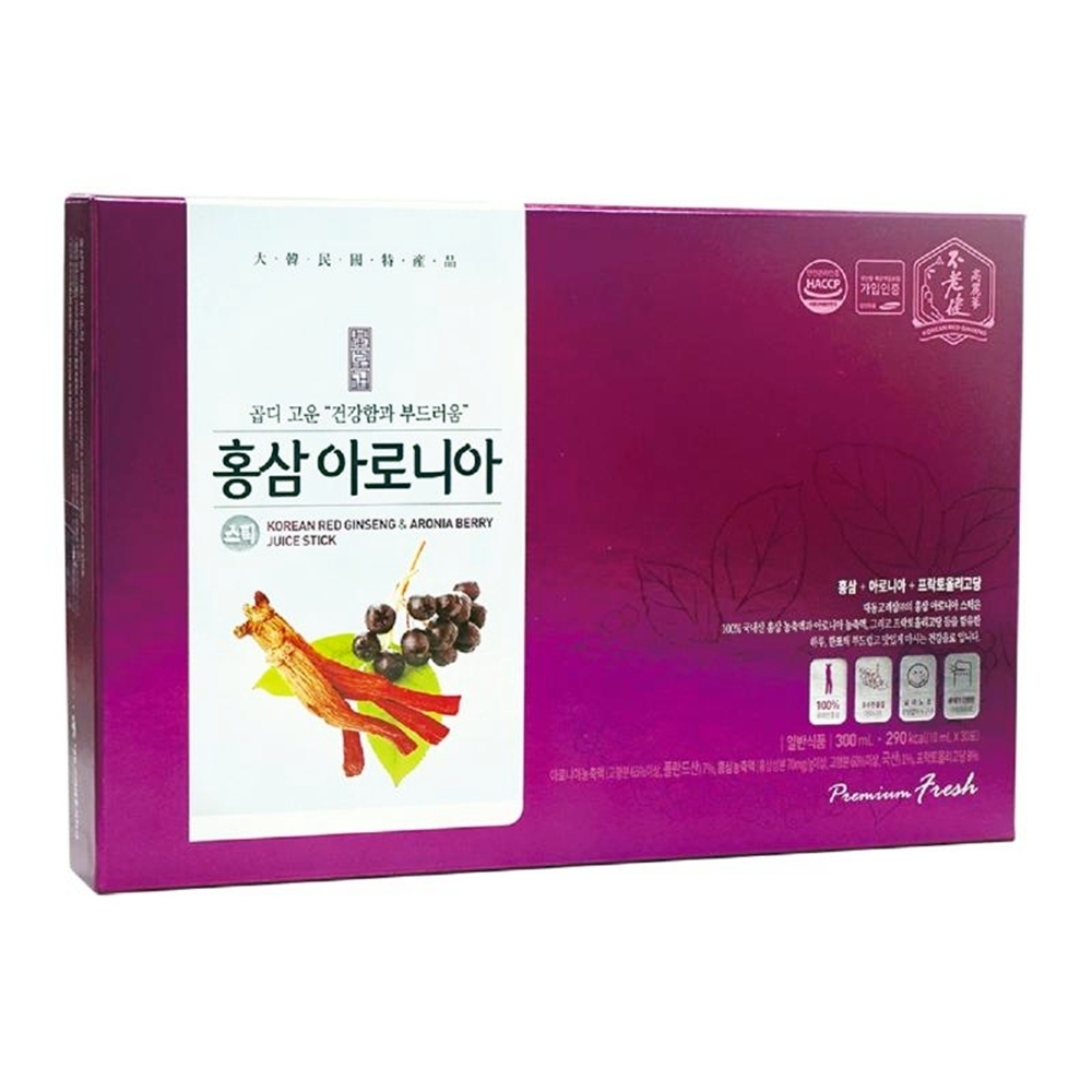 【大東】紅蔘野櫻莓飲(10ml/30入/盒)-韓國原裝進口