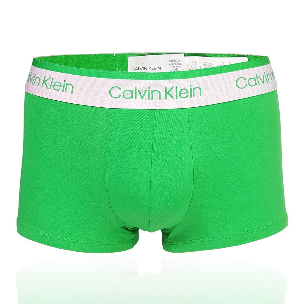 Calvin Klein The Pride Edit 彩虹雙色 平口內褲/CK四角褲-青綠色