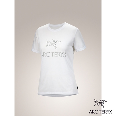 Arcteryx 始祖鳥 女 Arc Word 短袖休閒Tee 白光白