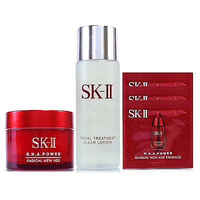 SK-II RNA超肌能緊緻活膚霜15g亮采彈力五件組