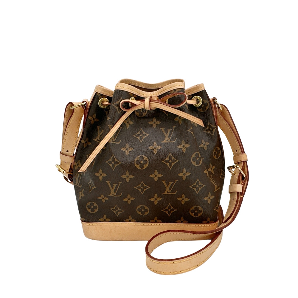 二手品 Louis Vuitton Noe BB 經典Monogram 帆布水桶包(M40817-棕)