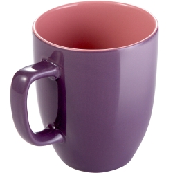《TESCOMA》Crema雙色馬克杯(紫粉290ml) | 水杯 茶杯 咖啡杯