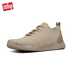 FitFlop FLEXKNIT LACE-UP SNEAKERS-淺礫色