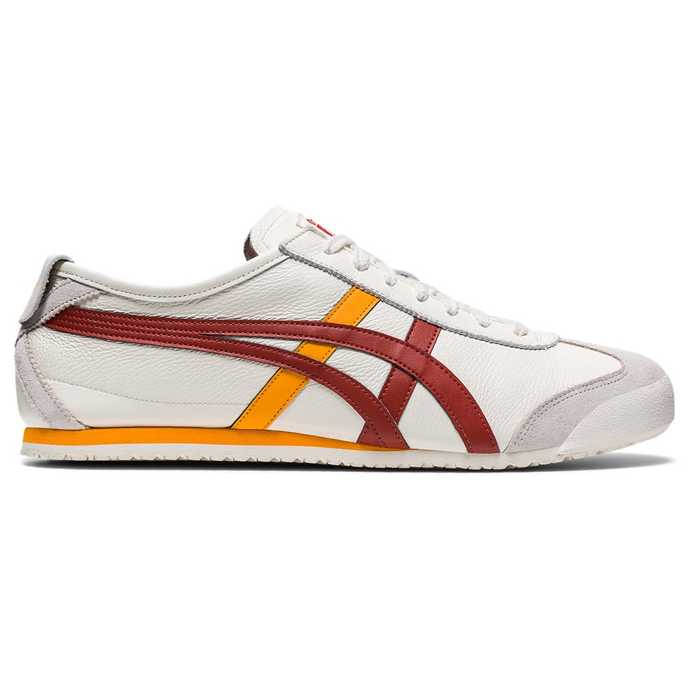 Onitsuka Tiger鬼塚虎- 紅線條白底 MEXICO 66 休閒鞋 1183A201-108