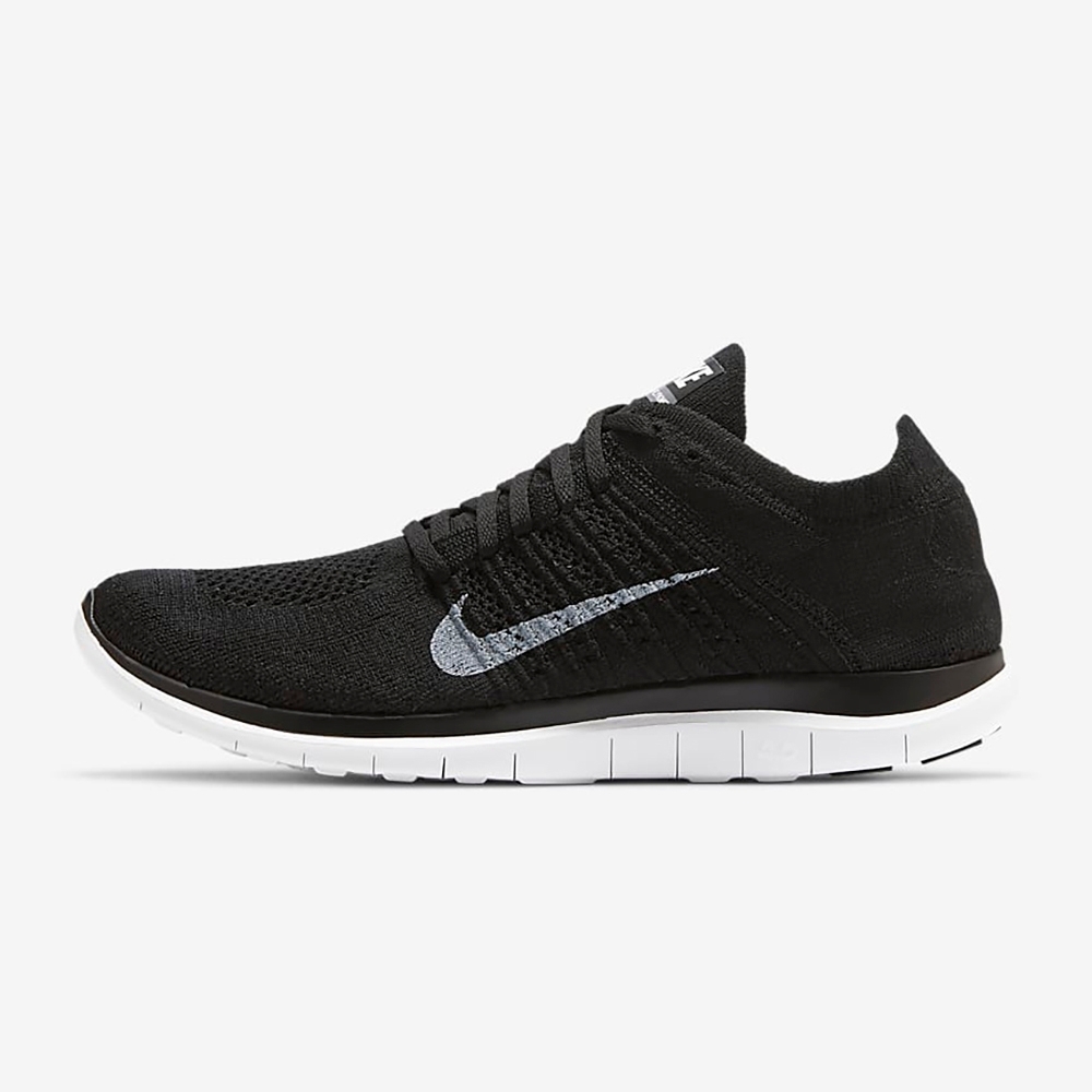 Nike Free 4.0 Flyknit 男慢跑鞋-黑 