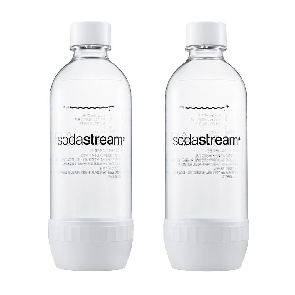 Sodastream 專用水瓶1L 2入(白)