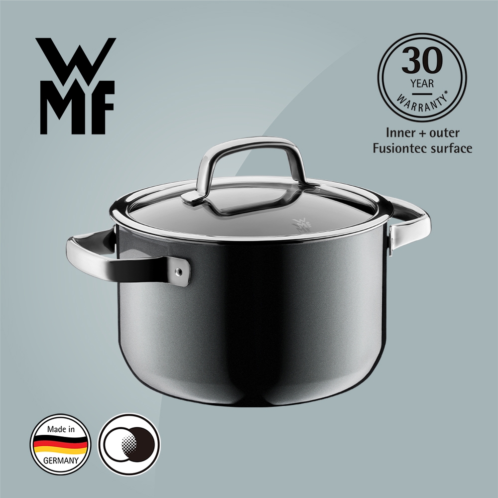 德國WMF FUSIONTEC 高身湯鍋20CM 3.7L(鉑灰色) | 湯鍋20cm以下| Yahoo