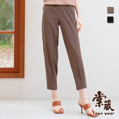 Puma 褲子Downtown Corduroy Pants 女款薑黃棕寬褲高腰寬鬆休閒燈芯絨53574874, PUMA