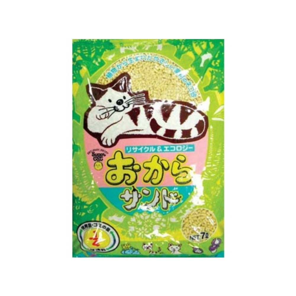 日本Super cat超級貓環保豆腐除臭貓砂 7L(QQ0122) x 6入組
