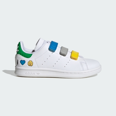 adidas 官方旗艦 LEGO X STAN SMITH 運動休閒鞋 小白鞋 童鞋 - Originals IF2917