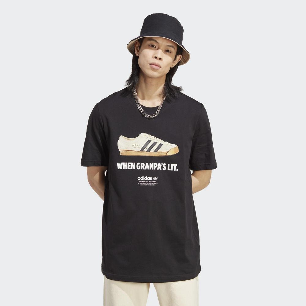 ADIDAS NEW AGE TEE 三葉草男短袖上衣-黑-IC8872 | adidas | Yahoo奇摩 