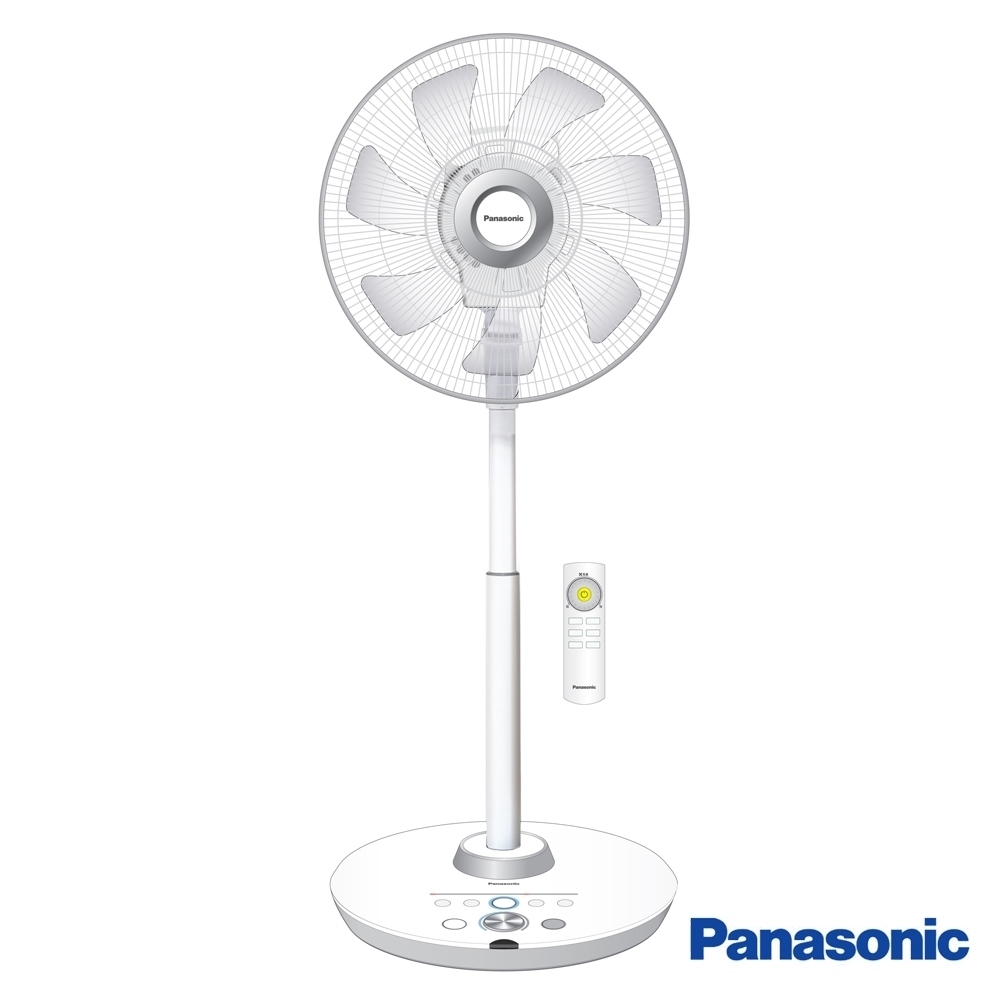 Panasonic國際牌 16吋 8段速微電腦遙控ECO溫控DC直流電風扇 F-H16GND