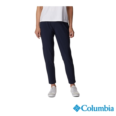 Columbia 哥倫比亞 女款-防曬50防潑長褲-深藍 UAR83540NY /FW22