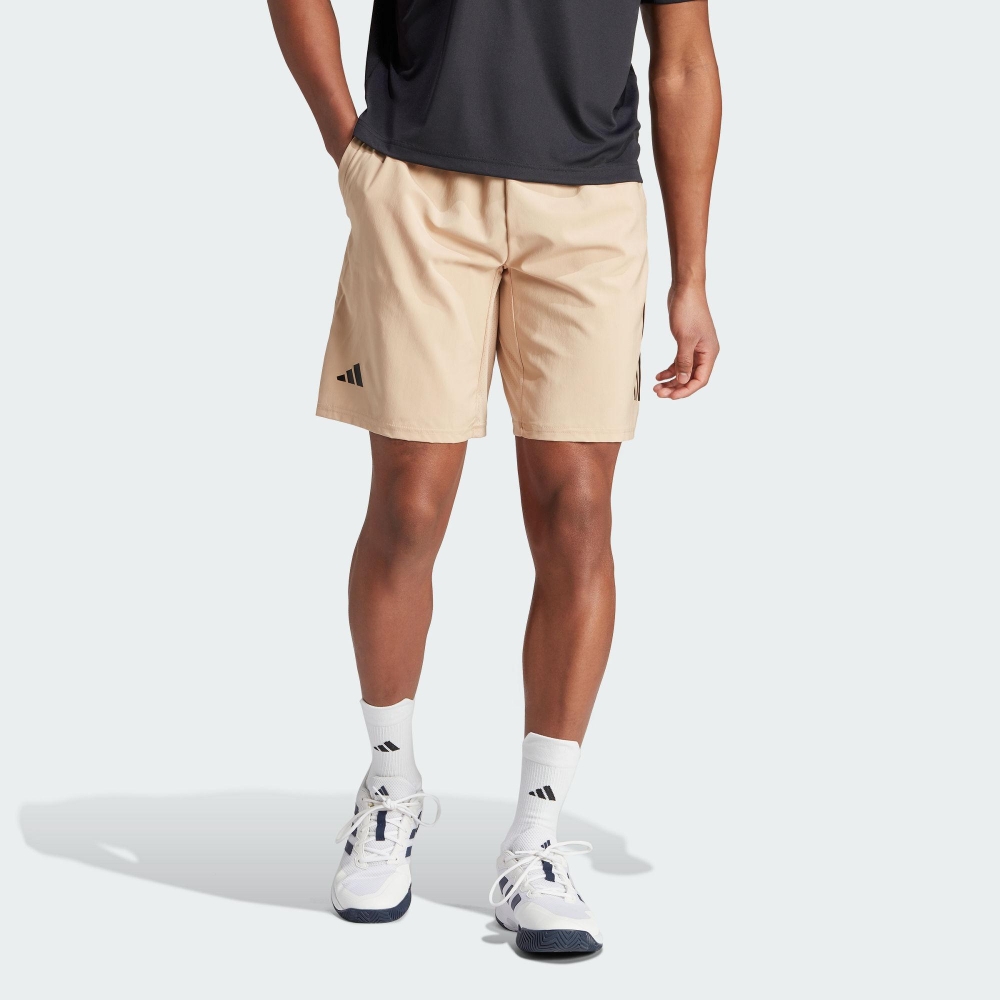 adidas 愛迪達 短褲 男款 運動褲 亞規 CLUB 3STR SHORT 奶茶 IJ4887