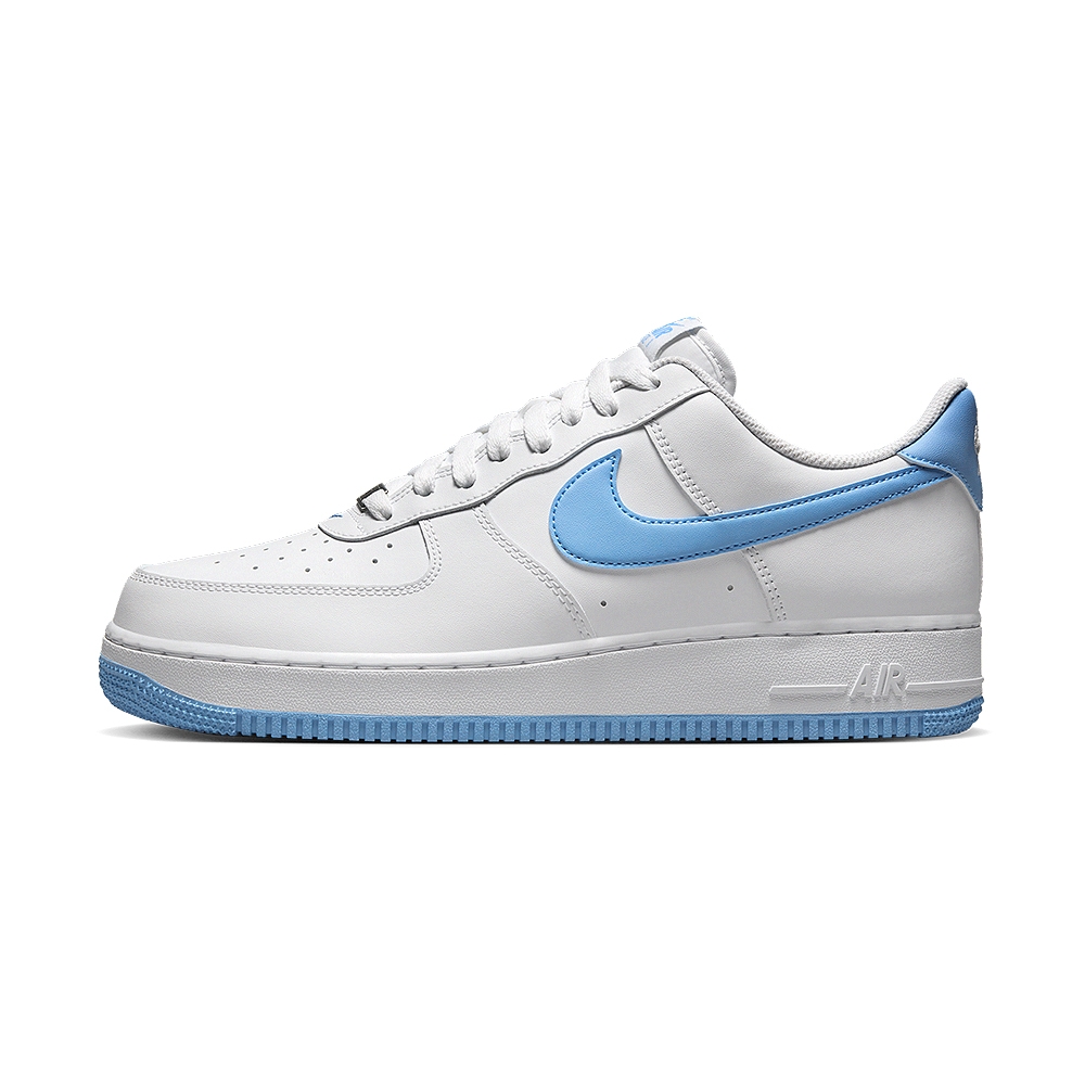 Nike Air Force 1 Low '07 男 藍白 AF1 休閒 運動 經典 休閒鞋 FQ4296-100