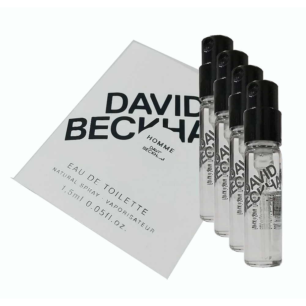 David Beckham Homme 傳奇再現男性淡香水 1.5ml  x 4