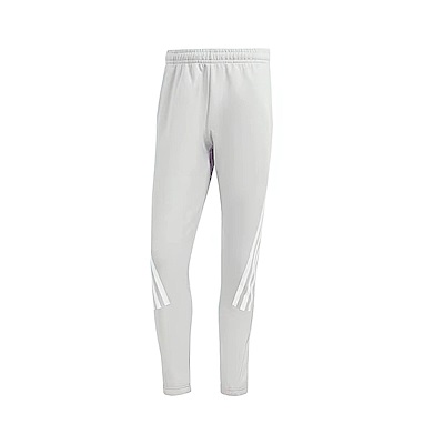 Adidas M FI 3S PT [IR9203] 男 長褲 錐形褲 運動 休閒 復古 舒適 棉質 灰白