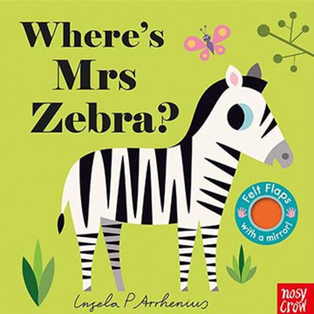 Where's Mrs Zebra? 斑馬在哪裡?不織布翻翻書 | 拾書所