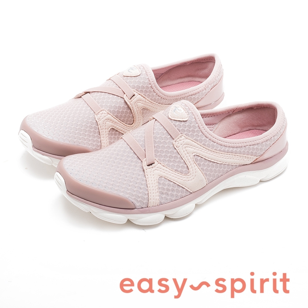 Easy Spirit-seRIPTIDE2 多色款極輕量彈性微包跟拖鞋-粉紅