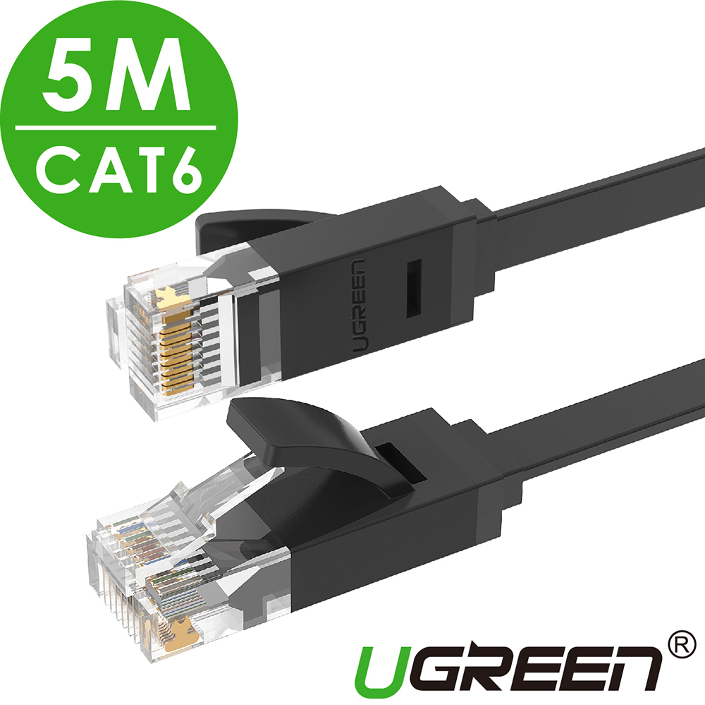 綠聯 CAT6網路線 GLAN FLAT版  5M